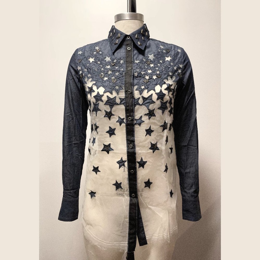 Diesel Falling Star Applique C-Thara Shirt (NWT)